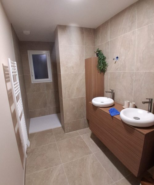 Réalisation Salle de bain Peintures Renovs Decamps