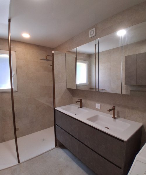 Réalisation Salle de bain Peintures Renovs Decamps