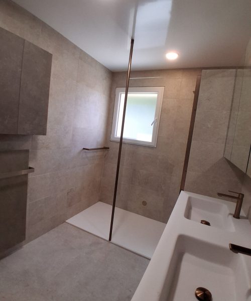 Réalisation Salle de bain Peintures Renovs Decamps